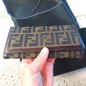 Vintage Fendi Authentic Continental Wallet